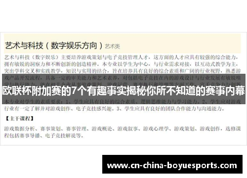 欧联杯附加赛的7个有趣事实揭秘你所不知道的赛事内幕 欧联杯附加赛的7个有趣事实揭秘你所不知道的赛事内幕
