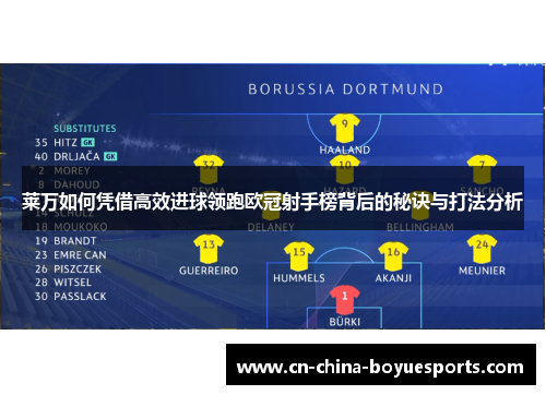 莱万如何凭借高效进球领跑欧冠射手榜背后的秘诀与打法分析